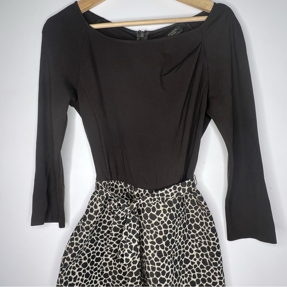 MaxMara flattering Brown and Beige Dress - Picture 2 of 9